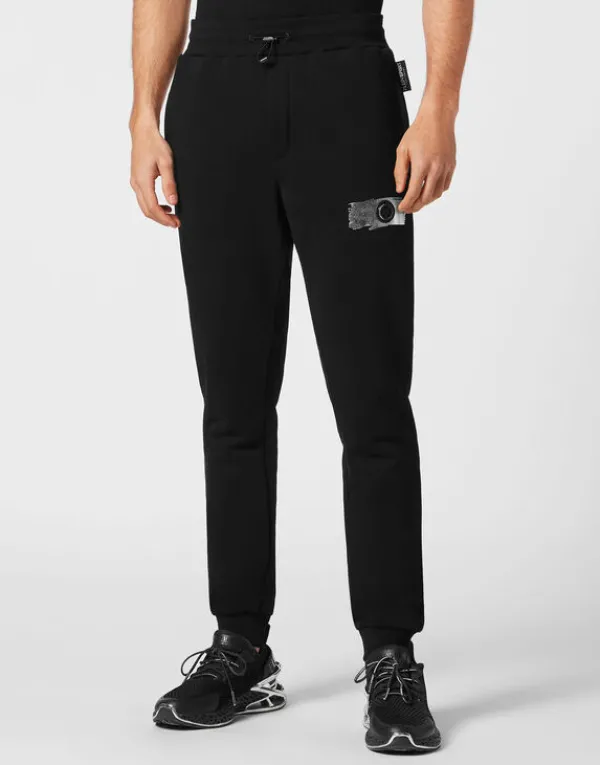 Philipp Plein Jogging Trousers black/silver Outlet