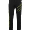Philipp Plein Jogging Trousers Scratch black/yellowfluo Sale