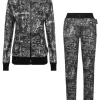 Philipp Plein Jooging Set: Top/Trousers Tiger black Outlet