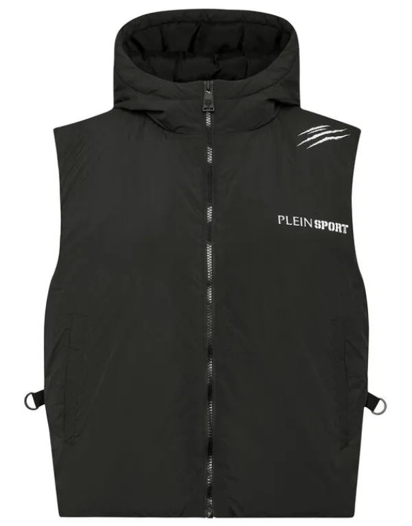 Philipp Plein Lightweight Padded Vest Scratch black Fashion