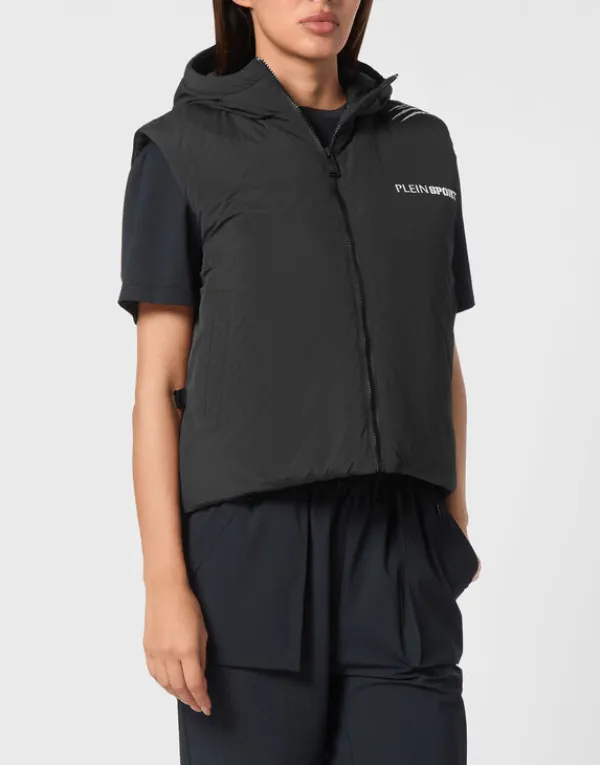 Philipp Plein Lightweight Padded Vest Scratch black Fashion