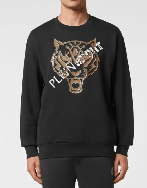 Philipp Plein Longsleeve Sweatshirt Tiger Discount