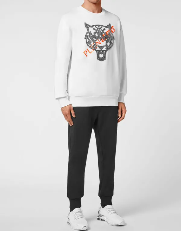 longsleeve_sweatshirt_tig_3-4.webp Philipp Plein Longsleeve Sweatshirt Tiger white Outlet