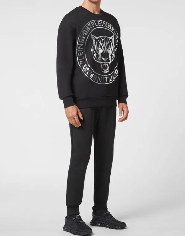 longsleeve_sweatshirt_tig_3-6.webp Philipp Plein Longsleeve Sweatshirt Tiger black/silver Outlet