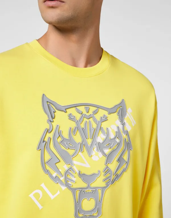 longsleeve_sweatshirt_tig_4-2.webp Philipp Plein Longsleeve Sweatshirt Tiger yellow Best