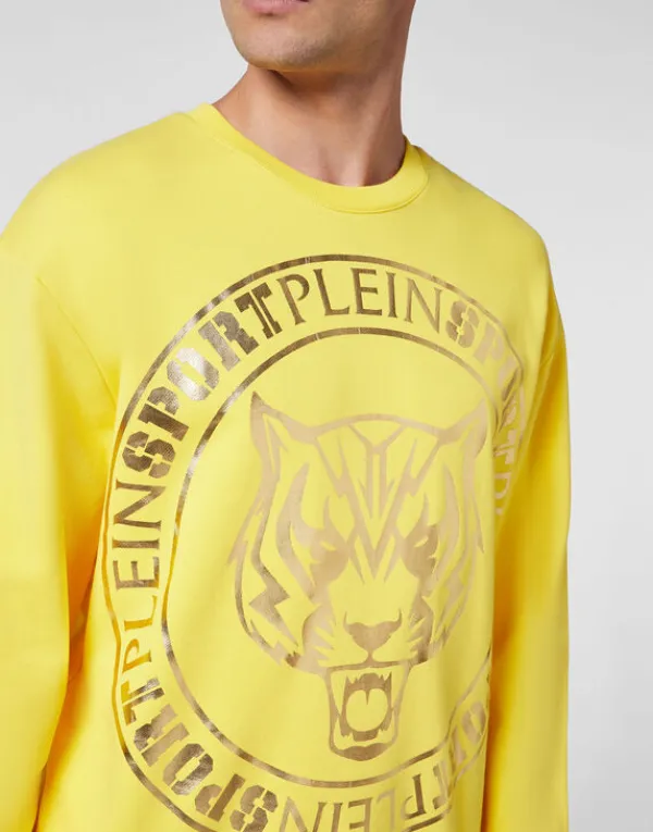 longsleeve_sweatshirt_tig_4-5.webp Philipp Plein Longsleeve Sweatshirt Tiger yellow Hot