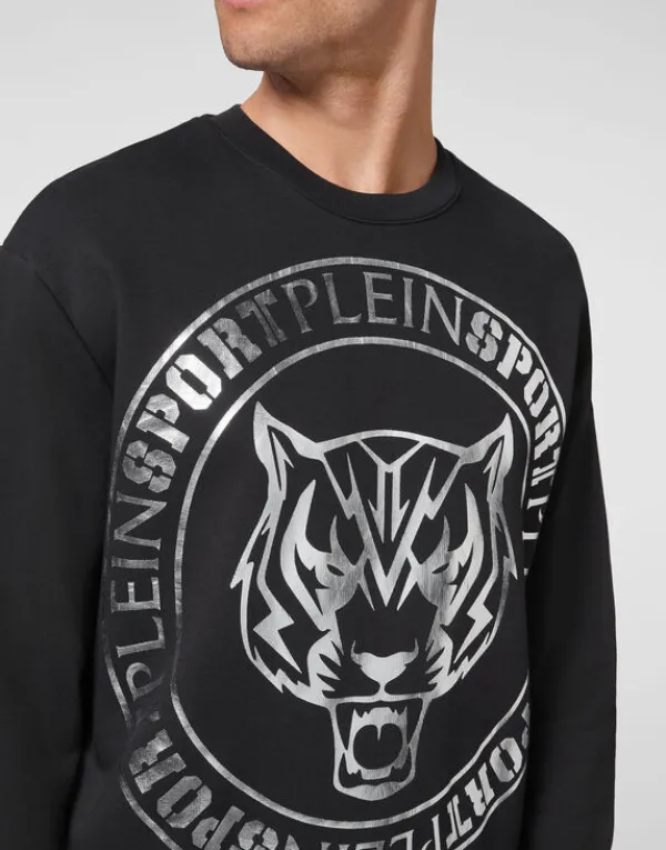 longsleeve_sweatshirt_tig_4-6.webp Philipp Plein Longsleeve Sweatshirt Tiger black/silver Outlet