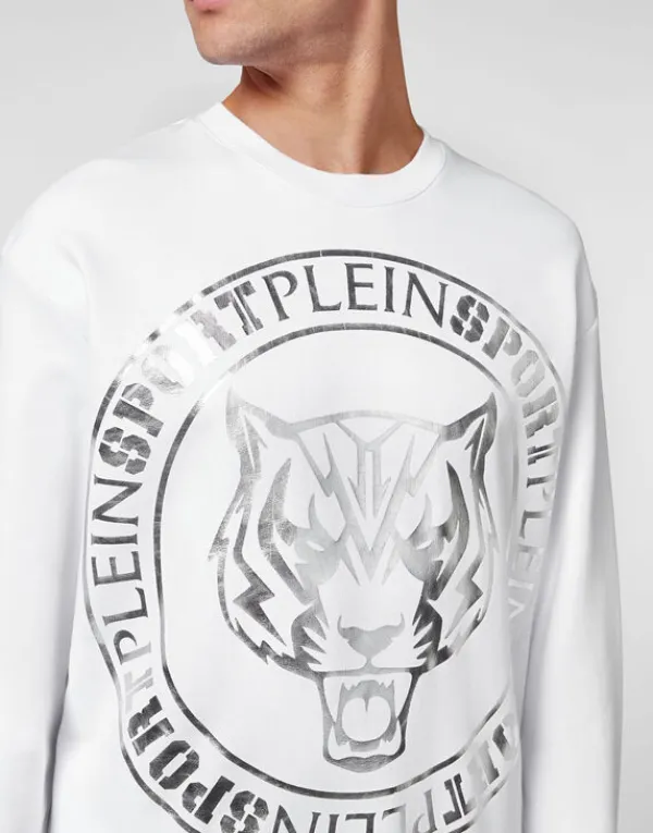 longsleeve_sweatshirt_tig_4.webp Philipp Plein Longsleeve Sweatshirt Tiger white Fashion