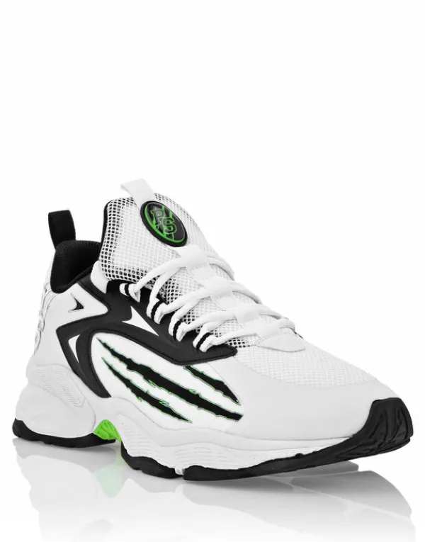 lotop_sneakers_2-5.webp Philipp Plein Lo-Top Sneakers White/greenfluo Fashion