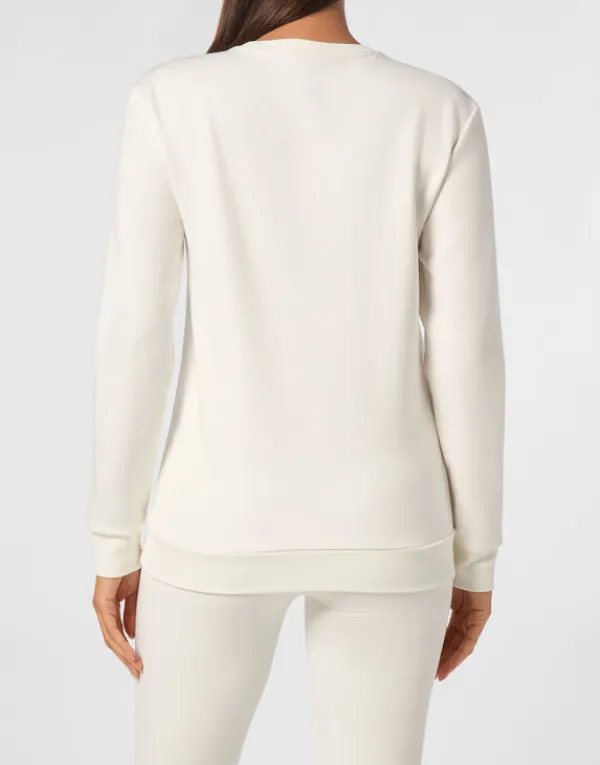 modal_sweatshirt_ls_2.webp Philipp Plein Modal Sweatshirt LS white Online