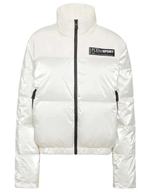 Philipp Plein Nylon Bomber white Clearance