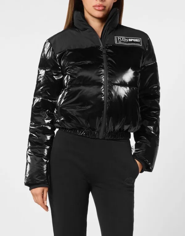 Philipp Plein Nylon Bomber black Clearance