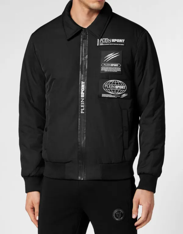 Philipp Plein Nylon Bomber Global Express Edition black Sale