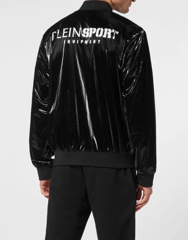 nylon_crease_bomber_jacke_2.webp Philipp Plein Nylon Crease Bomber Jacket black Clearance