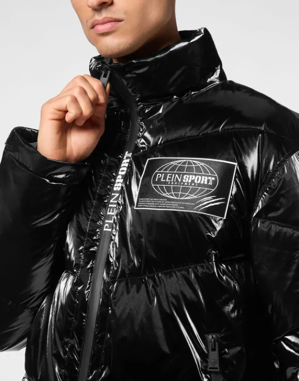 nylon_crease_puffer_jacke_5.webp Philipp Plein Nylon Crease Puffer Jacket black Sale