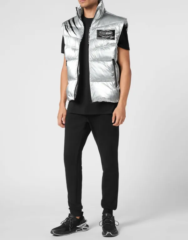 nylon_crease_vest_4.webp Philipp Plein Nylon Crease Vest Silver Clearance