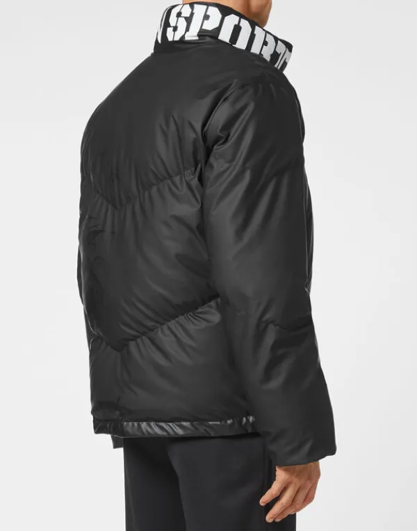 nylon_down_jacket_tiger_2.webp Philipp Plein Nylon Down Jacket Tiger black Sale