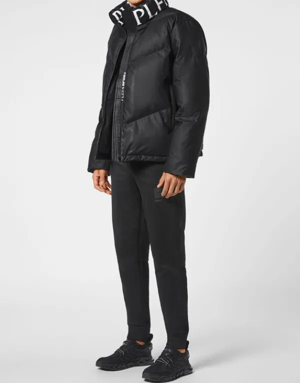 nylon_down_jacket_tiger_3.webp Philipp Plein Nylon Down Jacket Tiger black Sale