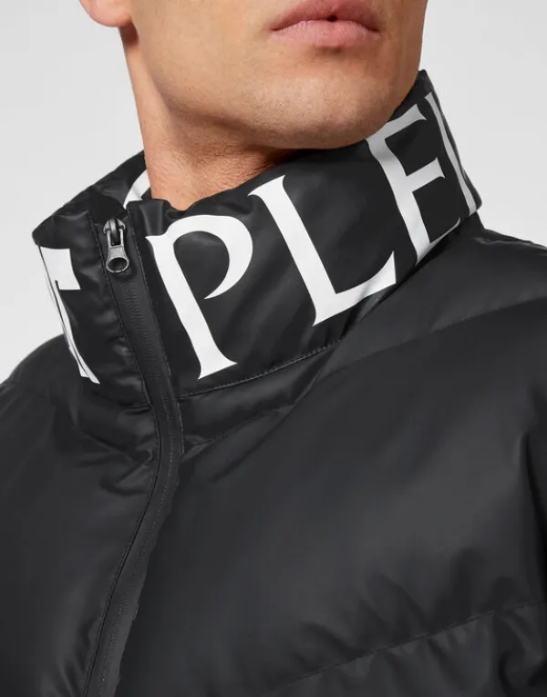 nylon_down_jacket_tiger_4.webp Philipp Plein Nylon Down Jacket Tiger black Sale