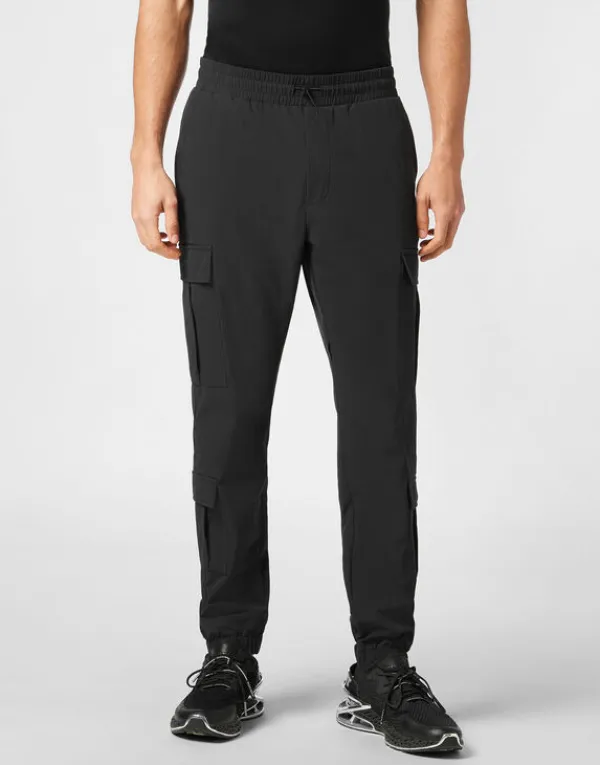 Philipp Plein Nylon Jogging Trousers black New