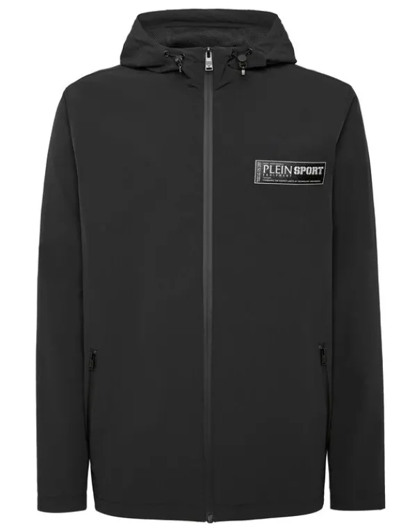 Philipp Plein Nylon K-Way Jacket black Fashion