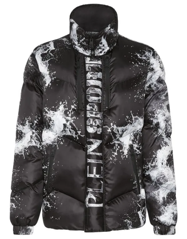 Philipp Plein Nylon Paddded Jacket Splash Extreme Hot