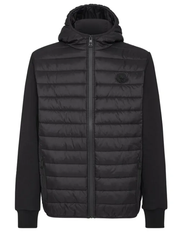 nylon_padded_jacket_0.webp Philipp Plein Nylon Padded Jacket black Hot