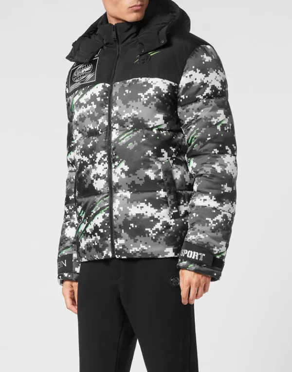 nylon_puffer_jacket_pixel_1.webp Philipp Plein Nylon Puffer Jacket Pixel black Clearance