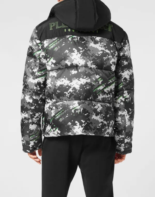 nylon_puffer_jacket_pixel_2.webp Philipp Plein Nylon Puffer Jacket Pixel black Clearance
