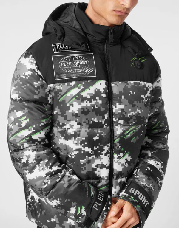 nylon_puffer_jacket_pixel_4.webp Philipp Plein Nylon Puffer Jacket Pixel black Clearance