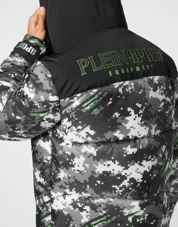 nylon_puffer_jacket_pixel_5.webp Philipp Plein Nylon Puffer Jacket Pixel black Clearance