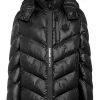 Philipp Plein Nylon Puffer Jacket Tiger black Best