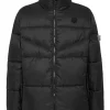Philipp Plein Nylon Puffered Jacket black Sale