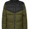 Philipp Plein Nylon Puffered Jacket black/military Best