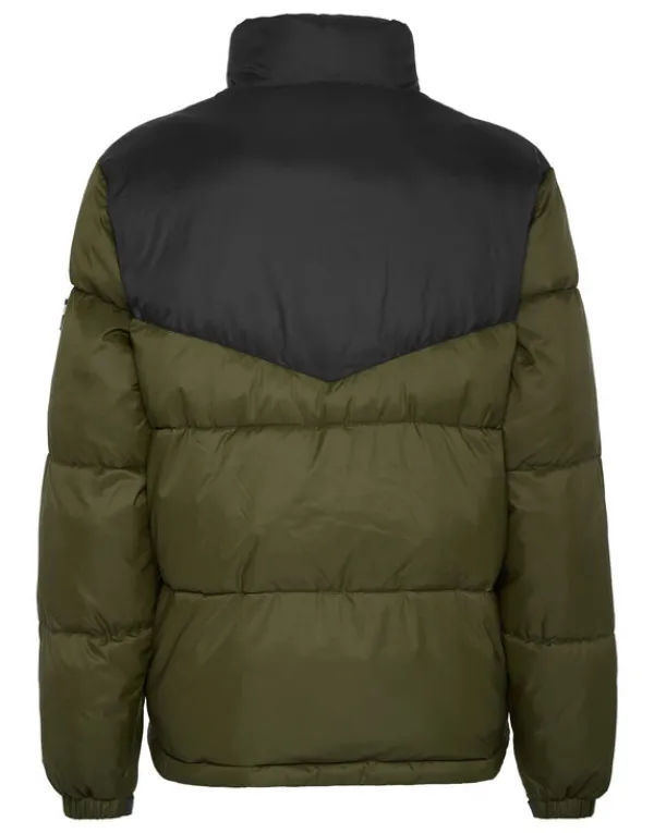 Philipp Plein Nylon Puffered Jacket black/military Best