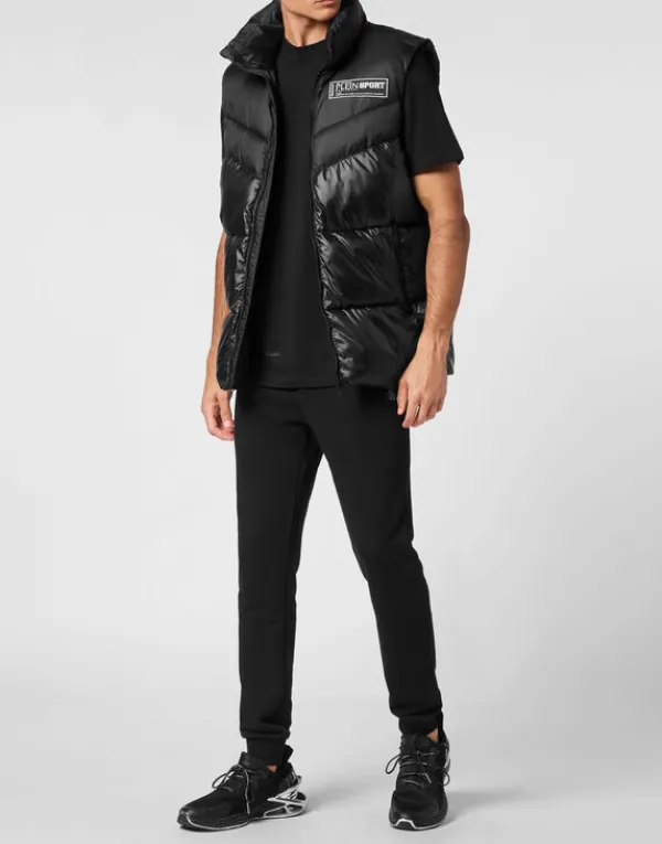 nylon_puffered_vest_jacke_4.webp Philipp Plein Nylon Puffered Vest Jacket black Online
