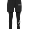 Philipp Plein Nylon Running Trousers black Sale