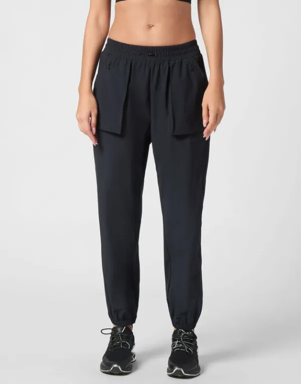Philipp Plein Nylon Stretch High Waisted Jogging Pants black Online