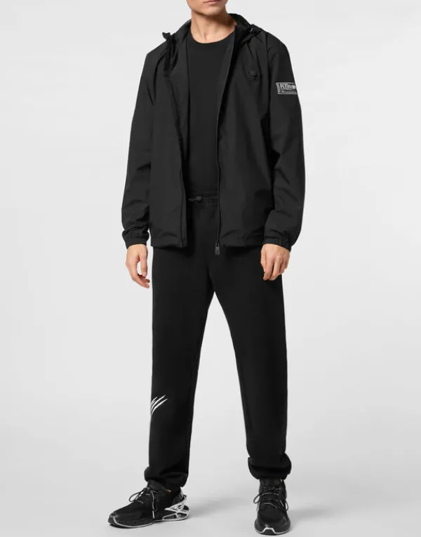 nylon_windbreaker_ls_3.webp Philipp Plein Nylon Windbreaker LS black Clearance