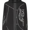 Philipp Plein Nylon Windbreaker Tiger Court Edition black Clearance