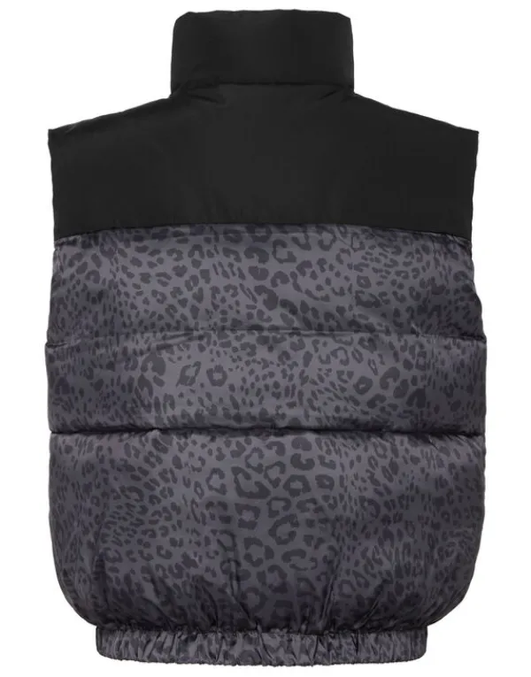 Philipp Plein Padded Vest Leopard black Hot