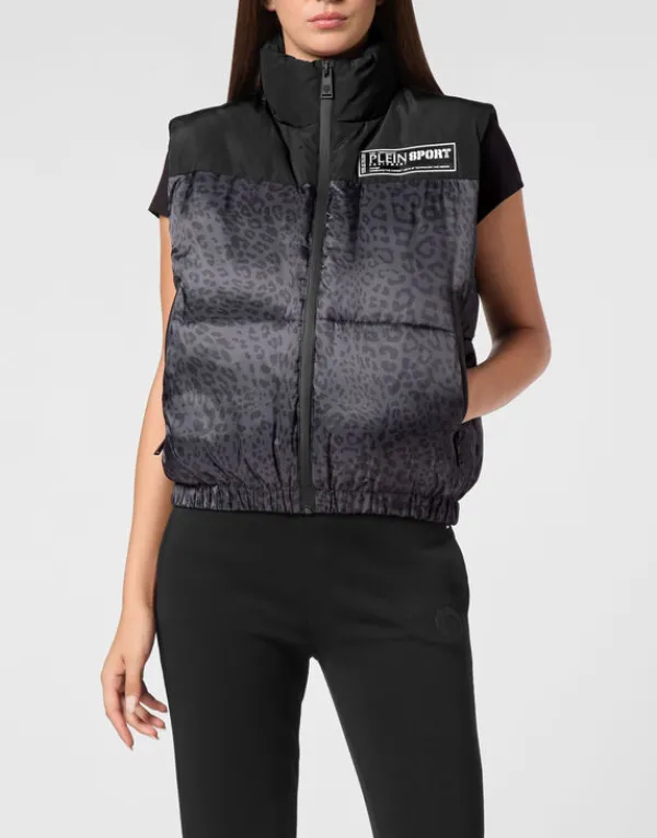 padded_vest_leopard_2.webp Philipp Plein Padded Vest Leopard black Hot