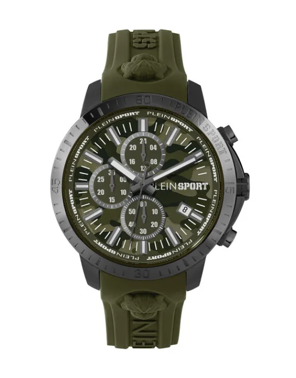 Philipp Plein PLEIN GAIN WATCH Black/darkgreen Discount