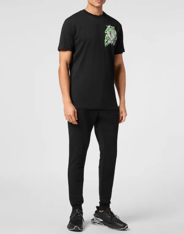 plein_sport_cotton_tshirt_3-2.webp Philipp Plein Plein Sport Cotton T-shirt Round Neck SS Tiger black/yellowfluo New