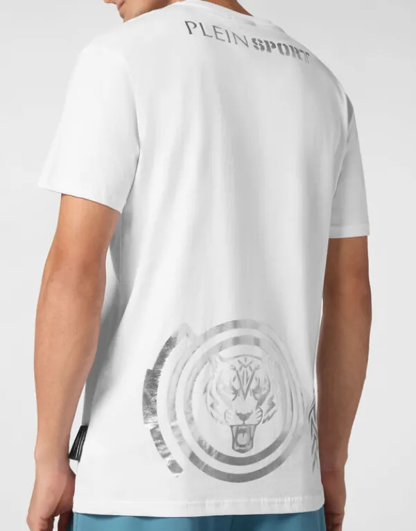 plein_sport_cotton_tshirt_4-4.webp Philipp Plein Plein Sport Cotton T-shirt Round Neck SS Lamina Tiger white/silver Fashion