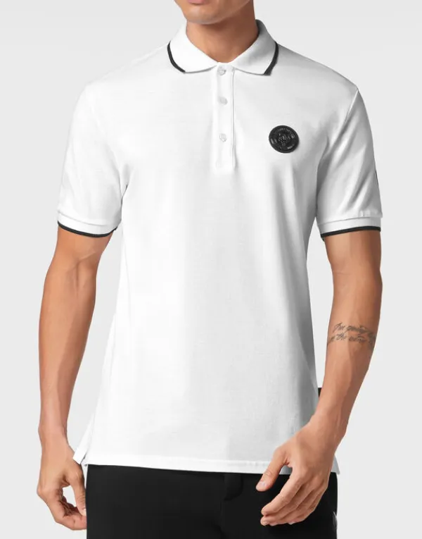 Philipp Plein Polo shirt SS white New
