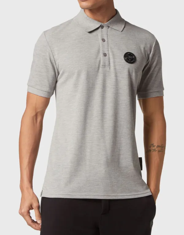 Philipp Plein Polo shirt SS Thunder Tiger grey Best