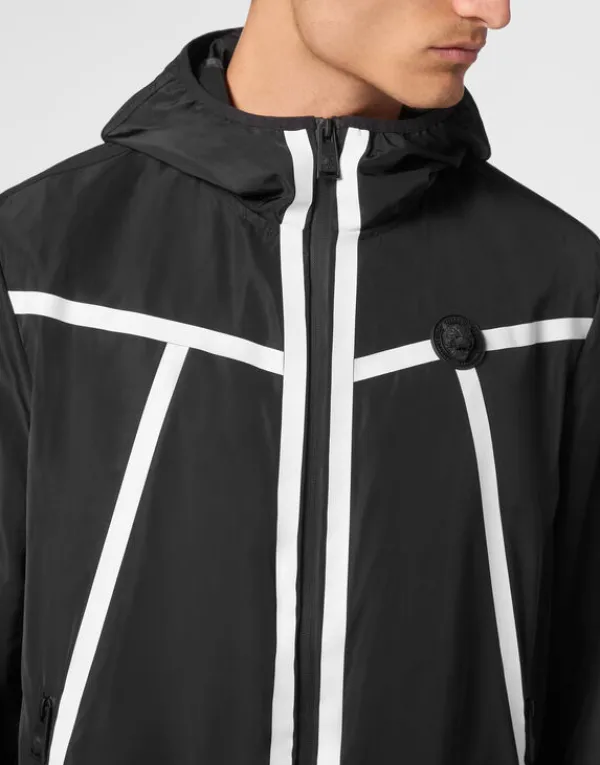 reflex_nylon_windbreaker_4.webp Philipp Plein Reflex Nylon Windbreaker black Online
