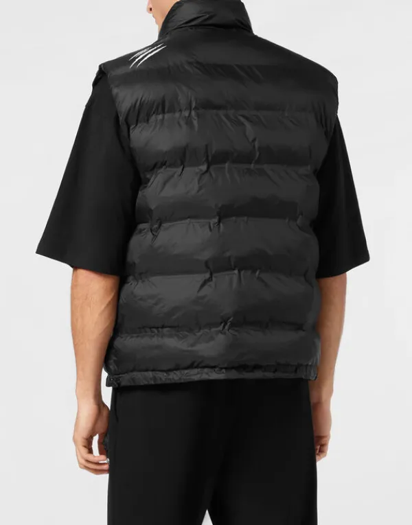 reversible_lightweight_pa_2.webp Philipp Plein Reversible Lightweight Padded Vest Scratch black Outlet