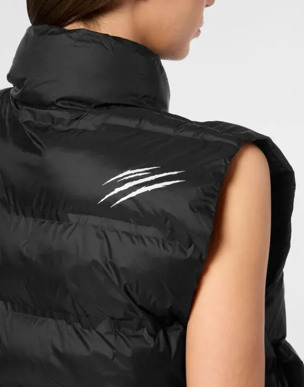 reversible_lightweight_pa_4-3.webp Philipp Plein Reversible Lightweight Padded Vest Scratch black Hot